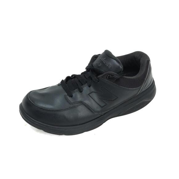 new balance 813 Sneakers shoes black leather comfort walking sneakers Mens 9 2E